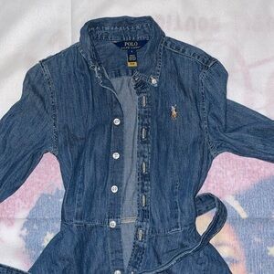 Polo denim dress